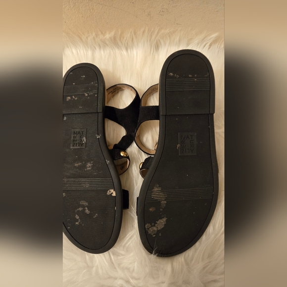 Naturalizer Womens Studded Davi Flat Sandals in White Size US 8M UK 6 EUR 38 - Picture 7 of 7